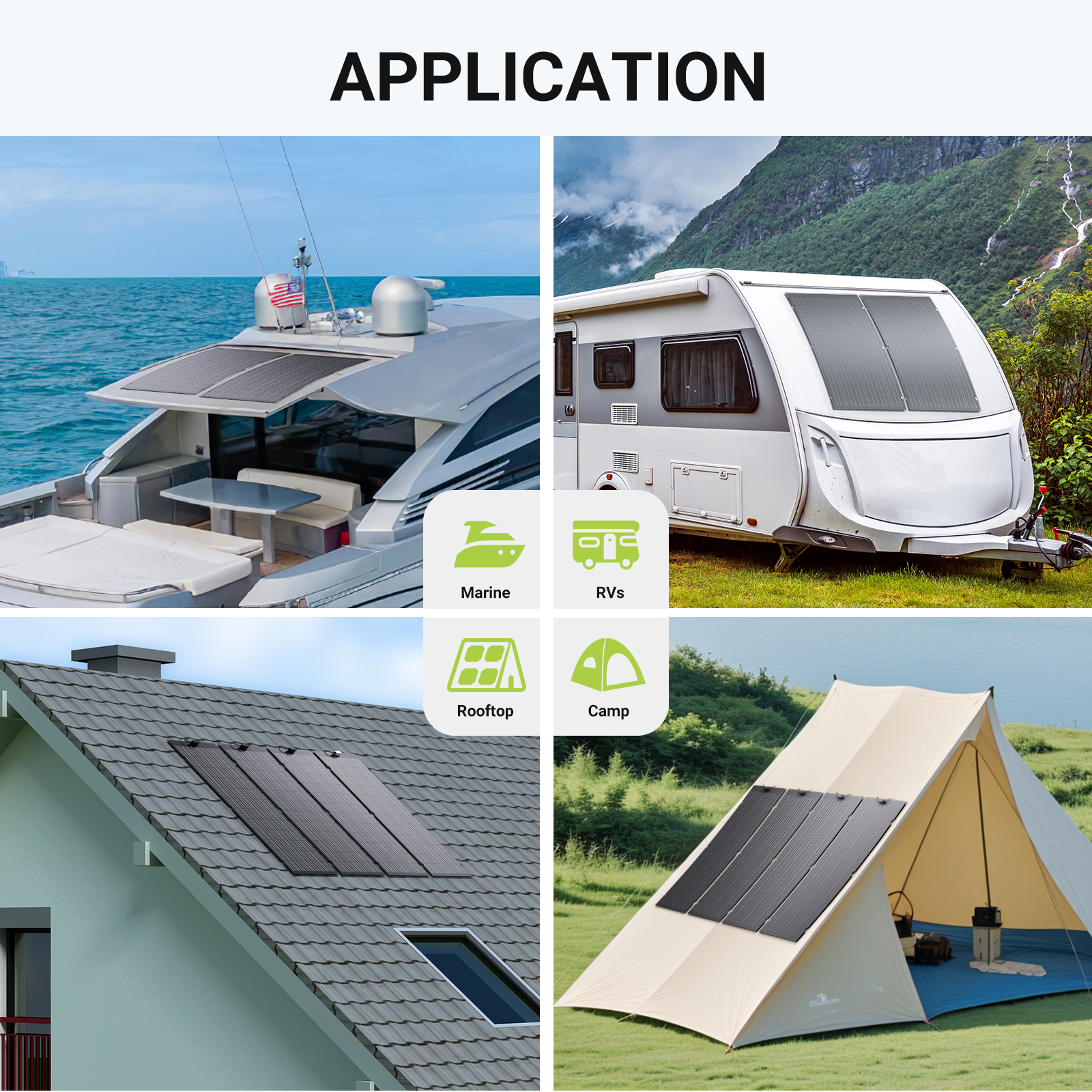 Flexible Solar Panel Application Scenario