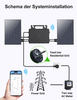 800W Microinverter Germany Local Stock Waterproof Solar Micro Inverter for Balconly Roof Energy Storage Plant