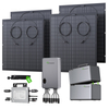 Lionshee 1kwh-6kwh On Grid Balcony Solar System Complete Set With Solar Panel & Lithium Batteries & Micro Inverter & Smart Solar Hub
