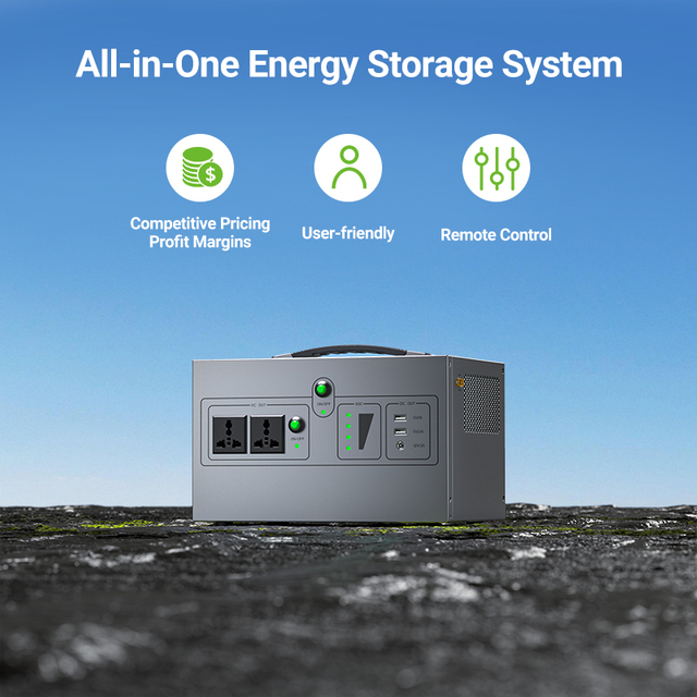 Lionshee All-in-One Energy Storage System Bulit-in 1000W Inverter 960WH LiFePo4 Battery