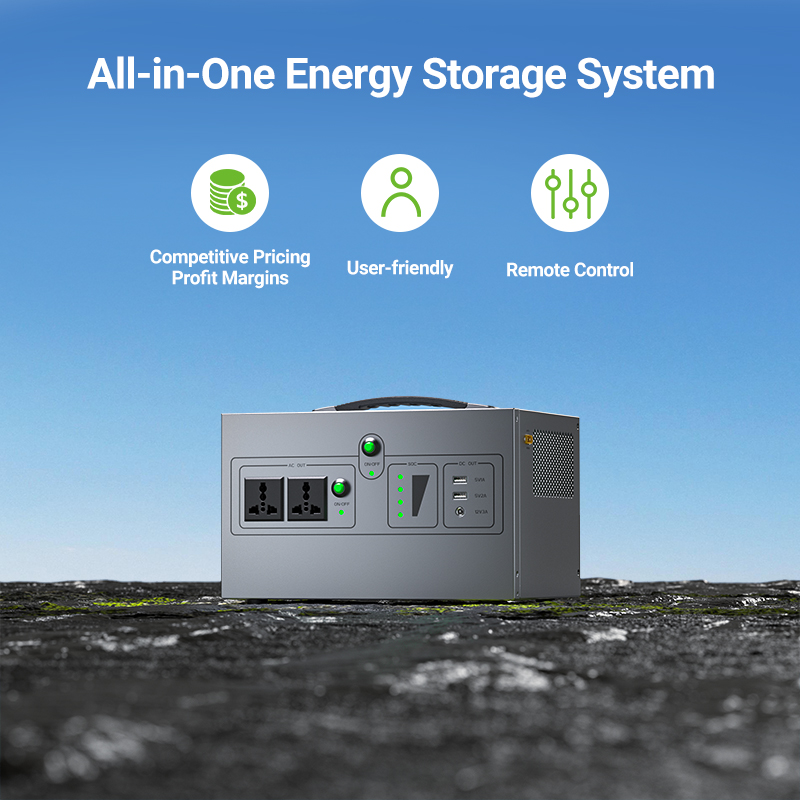 High-Power Lionshee Portable Power Station: Solar Energy Storage Power Box + Multi-Protection Inverter Box