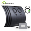 Micro Inverter & Solar Panel Sets | 800w Grid Tie Solar Inverter 240w Flexible Mono Panel Balcony Solar Kits