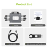 On Grid 2000W Solar Inverter Balcony Power System With 2pcs 4pcs 240W Flexible Solar Panel
