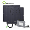 Micro Inverter & Solar Panel Sets | 800w Grid Tie Solar Inverter 240w Flexible Mono Panel Balcony Solar Kits