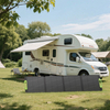 400W Portable Solar Panel 23% High Efficiency Lightweight Foldable Solar Panel for Power Station Generator, RV, SUV, Truck, Camping, Home, Off Grid