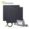 Micro Inverter & Solar Panel Sets | 800w Grid Tie Solar Inverter 240w Flexible Mono Panel Balcony Solar Kits