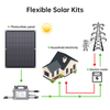 Balcony RVs Yachat Garden Solar Kits Small Scale Photovoltaic Solar System 800W