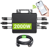 2000W Grid Tie Solar Inverter Home Roof Balcony Energy System Micro Inverter 2000 Watts