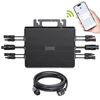 On Grid 2000W Solar Inverter Balcony Power System With 2pcs 4pcs 240W Flexible Solar Panel
