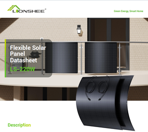 120 Degree Bendable Portable PV Panel 240W Mono Solar Panle For Outdoor Cmaping Power Station & Balcony Solar System