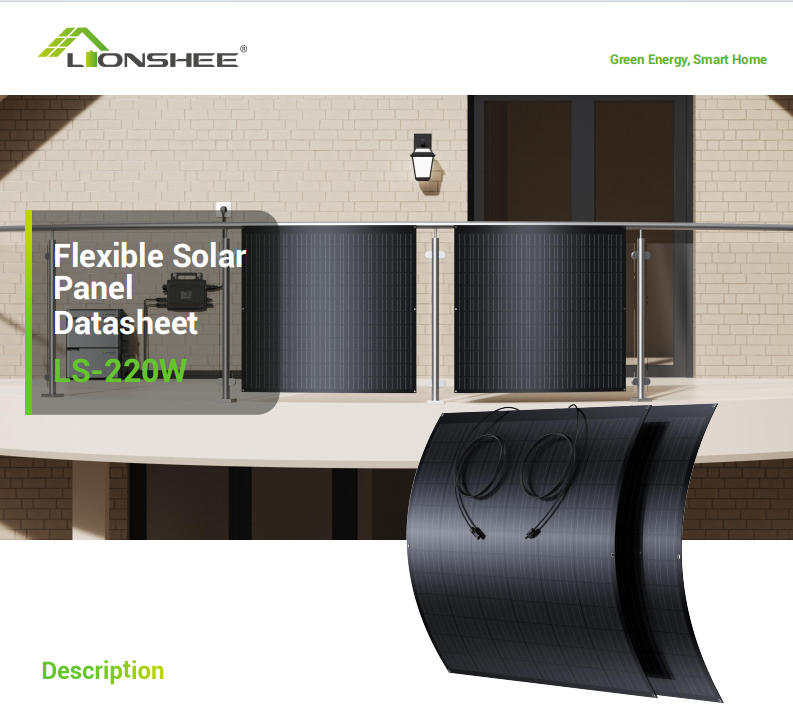 120 Degree Bendable Portable PV Panel 240W Mono Solar Panle For Outdoor Cmaping Power Station & Balcony Solar System