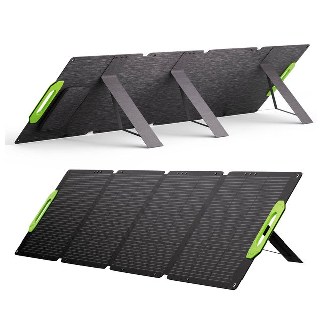 300W Foldable Portable Solar Panel With Kickstand for Outdoor Use, Camping, RVs, Power Station, DC Electronics