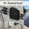 1600W Grid Tie Microinverter 4 MPPT EU Stock 230V 50Hz Micro Inverter With WiFi APP Function