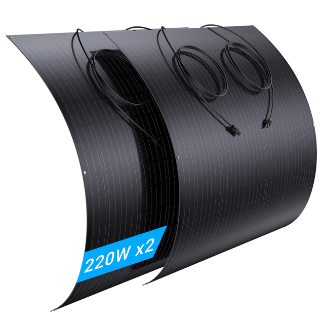 120 Degree Bendable Portable PV Panel 240W Mono Solar Panle For Outdoor Cmaping Power Station & Balcony Solar System