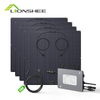 Micro Inverter & Solar Panel Sets | 800w Grid Tie Solar Inverter 240w Flexible Mono Panel Balcony Solar Kits