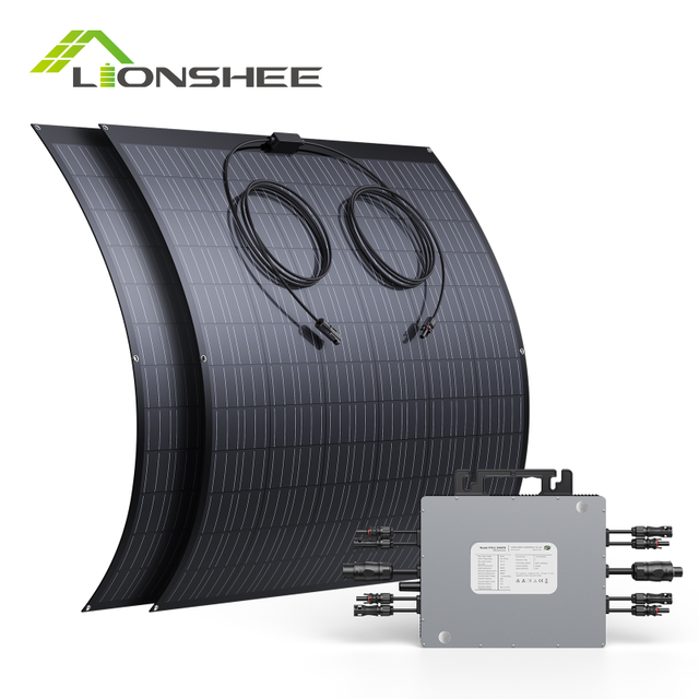 EU Germany Warehouse 2000W Grid Tie Solar Micro Inverter For 10kw Balcony Energy Storage System Solar Panel System