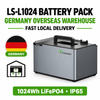LIONSHEE LS-L1024 1024Wh LiFePO4 Power Box In Stock At German And UK Warehouses, CE RoHS MSDS, Fast Local Delivery