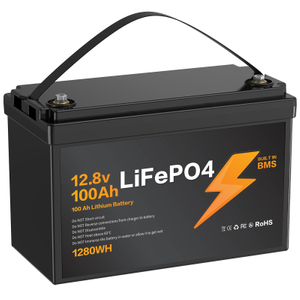 2.8V 100Ah 128WH LiFePo4 Battery EUROPE WAREHOUSE IP67 Waterproof Lithium Ion Battery Pack With Built-in BMS