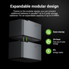 LIONSHEE LS-L1024 1024Wh Stackable LiFePO4 Power Box, 51.2V Solar Storage Battery Expandable to 6144Wh