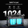 LIONSHEE LS-L1024 1024Wh Stackable LiFePO4 Power Box, 51.2V Solar Storage Battery Expandable to 6144Wh