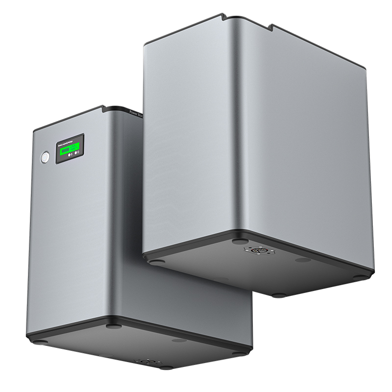 LIONSHEE LS-L2048 2048Wh LiFePO4 Power Box, front and rear view