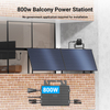 Germany UK Warehouse Direct Shipping 800W Rated Output Power Ongrid Solar Inverter Microinverter With RED VDE EN50549 IEC Certified