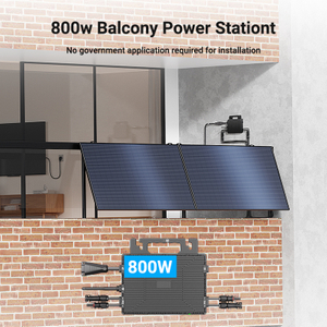 Germany UK Warehouse Direct Shipping 800W Rated Output Power Ongrid Solar Inverter Microinverter With RED VDE EN50549 IEC Certified