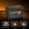 2.8V 100Ah 128WH LiFePo4 Battery EUROPE WAREHOUSE IP67 Waterproof Lithium Ion Battery Pack With Built-in BMS