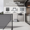 LIONSHEE LS-L1024 1024Wh Battery For Plug And Play Balcony Solar Storage System With LS-H1600 Smart Solar Hub