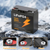 LIONSHEE BZ0037-LFPTS-30A 12.8V 30Ah 384Wh IP67 LiFePO4 Lithium Battery
